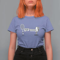 Funny Pickleball Tennis Racket T Shirt For Women I Am Your Pickle Father - Wonder Print Shop