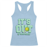 Funny Tennis Player Gift Racerback Tank Top It Is Out Of Your Reach - Wonder Print Shop