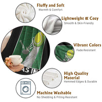 Funny Tennis Quote Throw Blanket It Was In - Wonder Print Shop