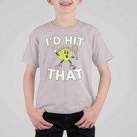 Funny Tennis Quote T Shirt For Kid Id Hit That - Wonder Print Shop