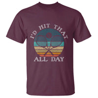 Id Hit That All Day T Shirt Funny Tennis Player Gift - Wonder Print Shop