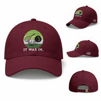 Funny Tennis Game Gift Baseball Cap It Was In