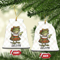 Funny Cinco De Mayo Frog Ceramic Ornament I Have To Drink Margs