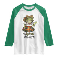 Funny Cinco De Mayo Frog Raglan Shirt I Have To Drink Margs