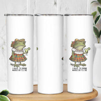 Funny Cinco De Mayo Frog Skinny Tumbler I Have To Drink Margs