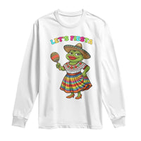 Funny Cinco De Mayo Sexy Frog Long Sleeve Shirt Lets Fiesta