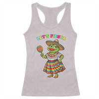 Funny Cinco De Mayo Sexy Frog Racerback Tank Top Lets Fiesta