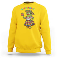 Funny Cinco De Mayo Sexy Frog Sweatshirt Lets Fiesta