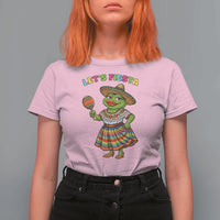 Funny Cinco De Mayo Sexy Frog T Shirt For Women Lets Fiesta