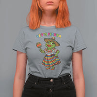 Funny Cinco De Mayo Sexy Frog T Shirt For Women Lets Fiesta