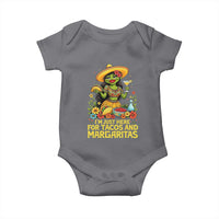 Funny Cinco De Mayo Frog Baby Onesie Just Here For Tacos And Margaritas