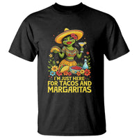 Funny Cinco De Mayo Frog T Shirt Just Here For Tacos And Margaritas