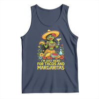 Funny Cinco De Mayo Frog Tank Top Just Here For Tacos And Margaritas
