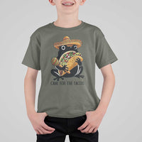 Grumpy Frog Cinco De Mayo T Shirt For Kid Came For The Tacos