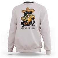Grumpy Frog Cinco De Mayo Sweatshirt Came For The Tacos