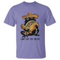 Grumpy Frog Cinco De Mayo T Shirt Came For The Tacos