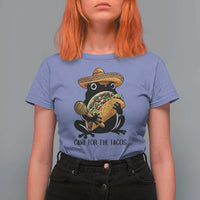 Grumpy Frog Cinco De Mayo T Shirt For Women Came For The Tacos