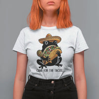 Grumpy Frog Cinco De Mayo T Shirt For Women Came For The Tacos