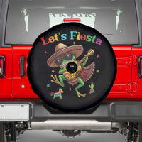 Funny Cinco De Mayo Frog Playing Guitar Spare Tire Cover Lets Fiesta