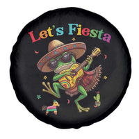 Funny Cinco De Mayo Frog Playing Guitar Spare Tire Cover Lets Fiesta