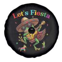Funny Cinco De Mayo Frog Playing Guitar Spare Tire Cover Lets Fiesta