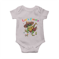 Funny Cinco De Mayo Frog Playing Guitar Baby Onesie Lets Fiesta