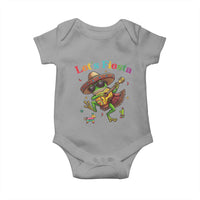 Funny Cinco De Mayo Frog Playing Guitar Baby Onesie Lets Fiesta