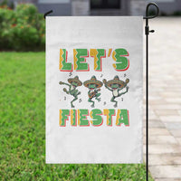 Funny Mariachi Frog Guitar Fiesta Garden Flag Cinco De Mayo Gift