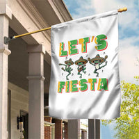 Funny Mariachi Frog Guitar Fiesta Garden Flag Cinco De Mayo Gift