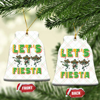 Funny Mariachi Frog Guitar Fiesta Ceramic Ornament Cinco De Mayo Gift