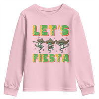 Funny Mariachi Frog Guitar Fiesta Youth Sweatshirt Cinco De Mayo Gift