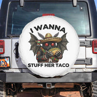 Funny Cinco De Mayo Mothman Spare Tire Cover I Wanna Stuff Her Taco