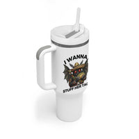 Funny Cinco De Mayo Mothman Tumbler With Handle I Wanna Stuff Her Taco