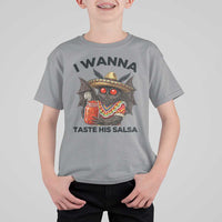 Funny Cinco De Mayo Mothman T Shirt For Kid I Wanna Taste His Salsa