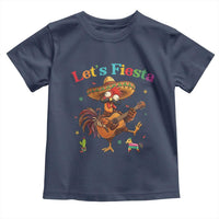 Lets Fiesta Cinco de May Toddler T Shirt Funny Chicken Playing Guitar