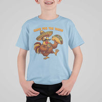 Funny Cinco De Mayo Chicken T Shirt For Kid Came For The Tacos