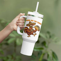 Funny Cinco De Mayo Chicken Tumbler With Handle Came For The Tacos