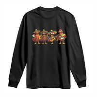 Funny Cinco De Mayo Chicken Squad Long Sleeve Shirt Mexican Party Celebration Gift