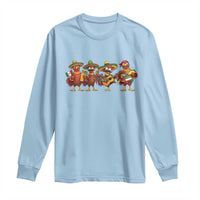 Funny Cinco De Mayo Chicken Squad Long Sleeve Shirt Mexican Party Celebration Gift