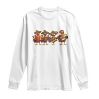 Funny Cinco De Mayo Chicken Squad Long Sleeve Shirt Mexican Party Celebration Gift