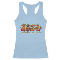 Funny Cinco De Mayo Chicken Squad Racerback Tank Top Mexican Party Celebration Gift