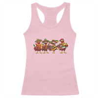 Funny Cinco De Mayo Chicken Squad Racerback Tank Top Mexican Party Celebration Gift