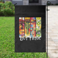 Lets Fiesta Garden Flag Funny Cinco De Mayo Party Celebration