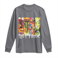 Lets Fiesta Long Sleeve Shirt Funny Cinco De Mayo Party Celebration