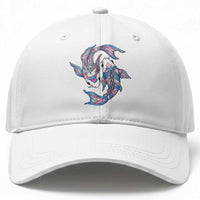 Transgender Ally Koi Fish Baseball Cap Funny Japanese Art Graphic