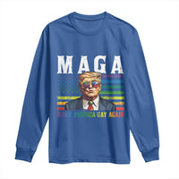Make America Gay Again Long Sleeve Shirt LGBTQ Political Satire