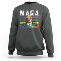 Make America Gay Again Sweatshirt LGBTQ Political Satire