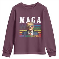 Make America Gay Again Youth Sweatshirt LGBTQ Political Satire