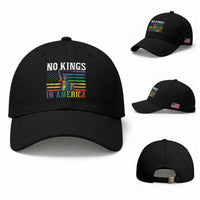 No Kings In America LGBT Pride Baseball Cap Anti Authoritarian Political