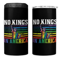No Kings In America LGBT Pride 4 in 1 Can Cooler Tumbler Anti Authoritarian Political